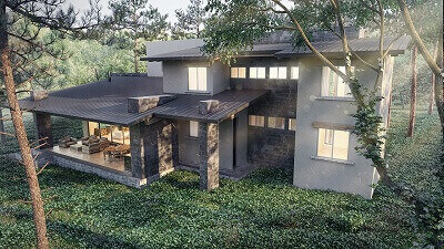Exterior Rendering House